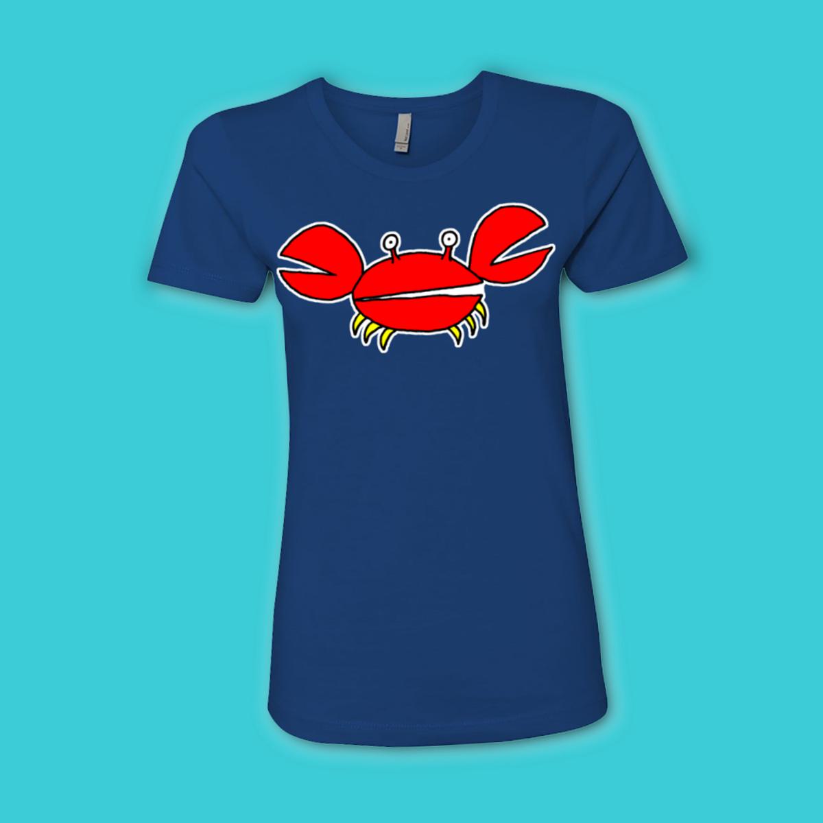 Crab Ladies' Boyfriend Tee