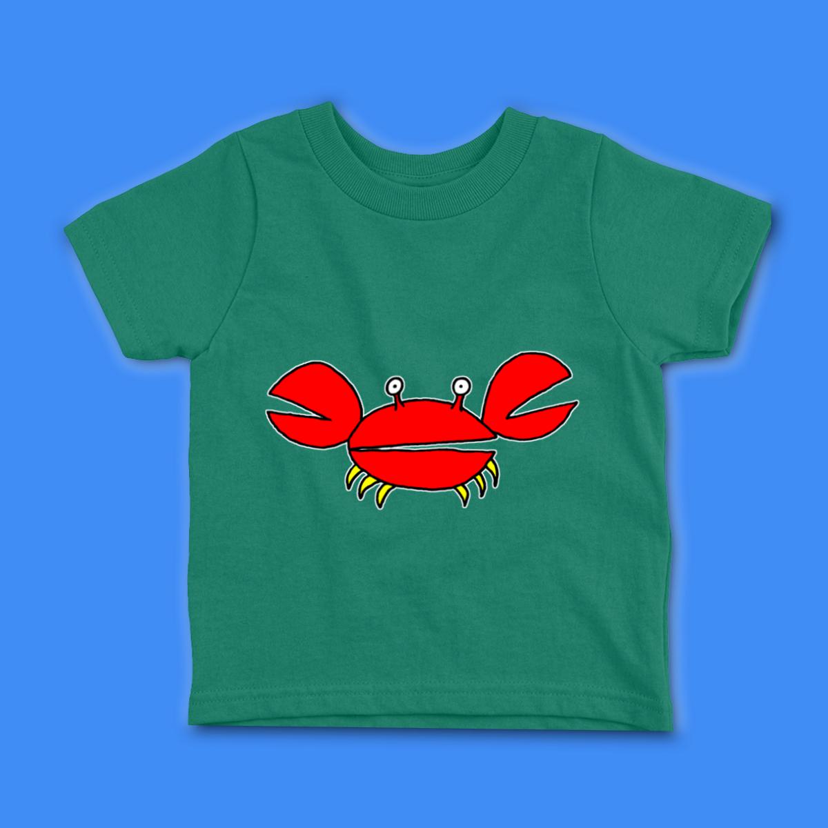 Crab Toddler Tee