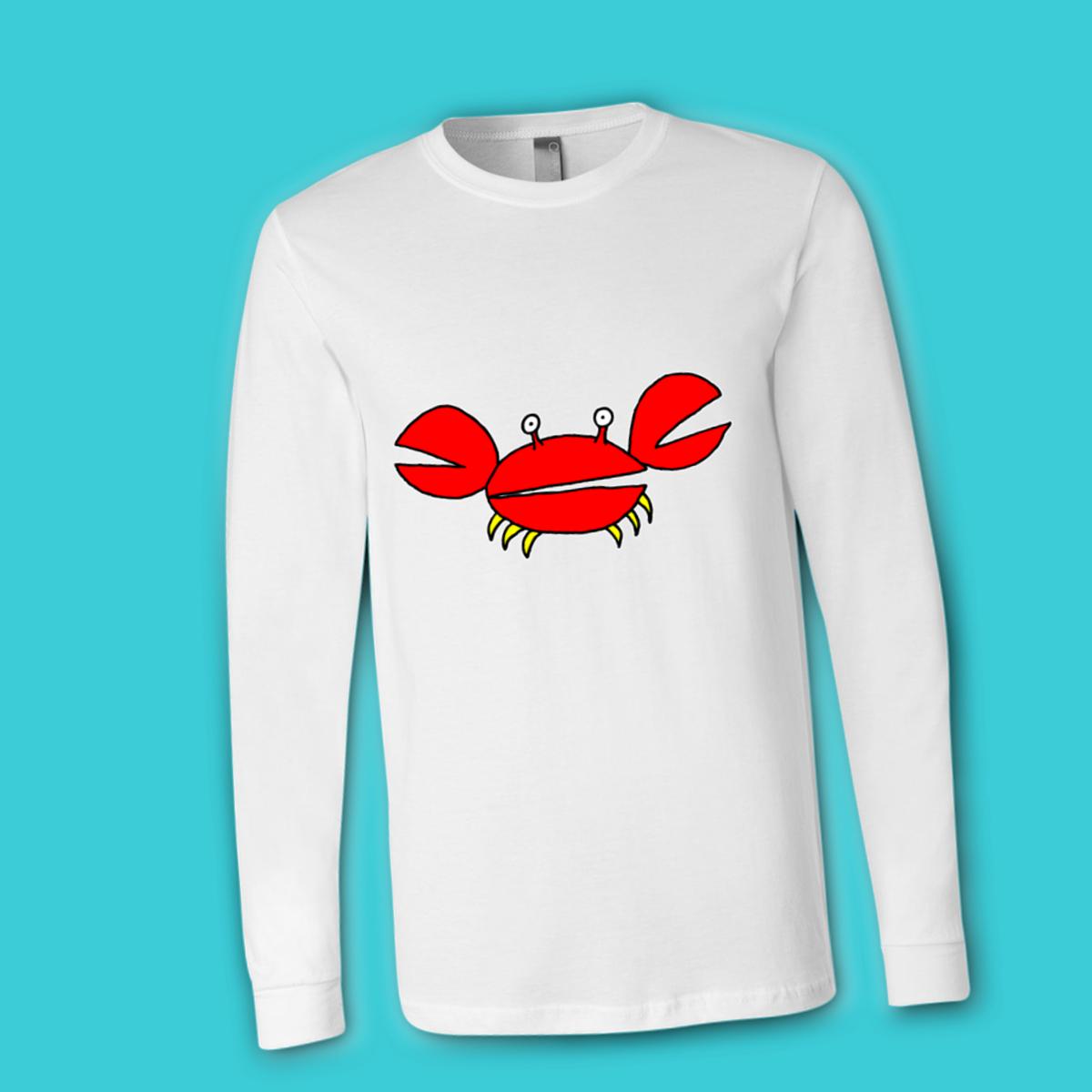 Crab Unisex Long Sleeve Tee