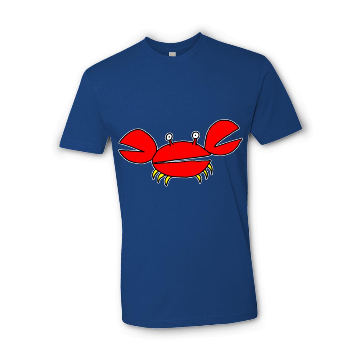 Crab Unisex Tee Large royal-blue