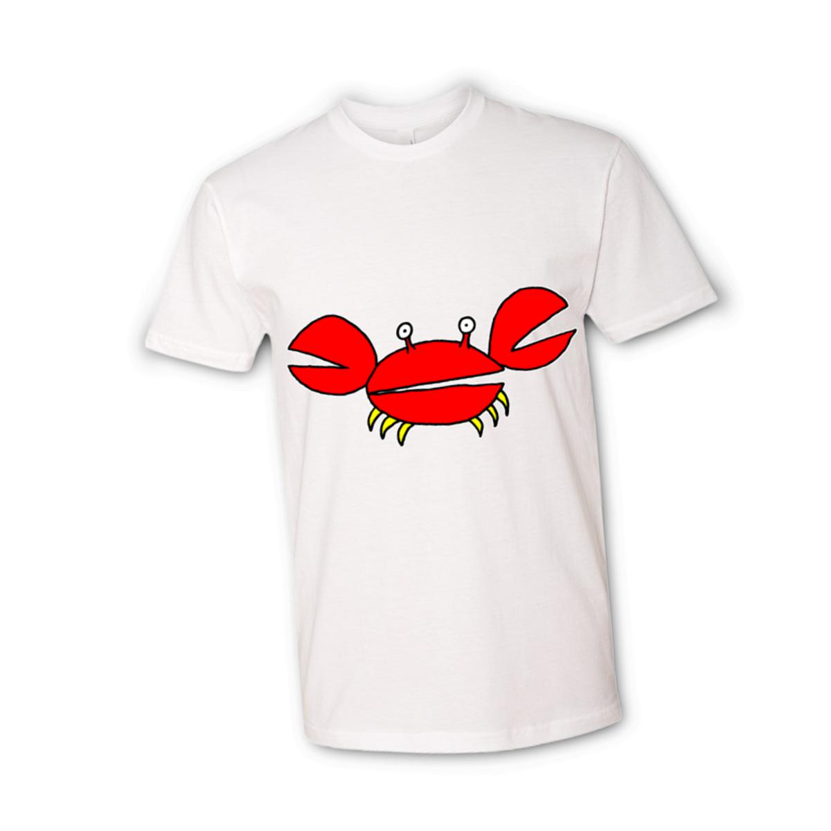 Crab Unisex Tee Large white