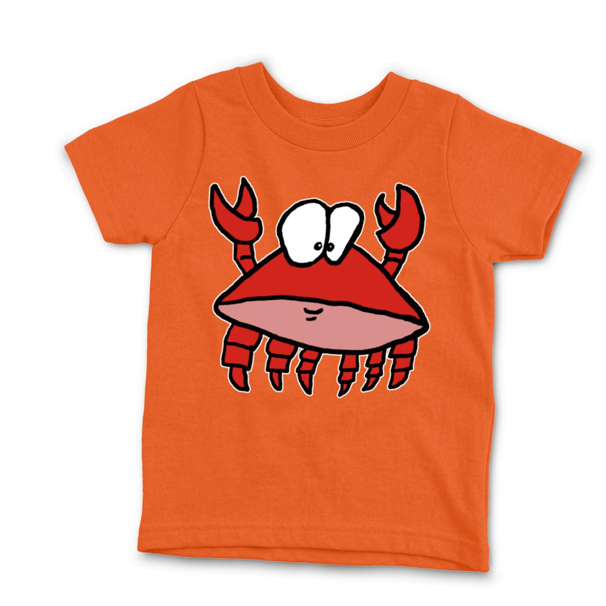 Crab 2.0 Kid's Tee Small orange