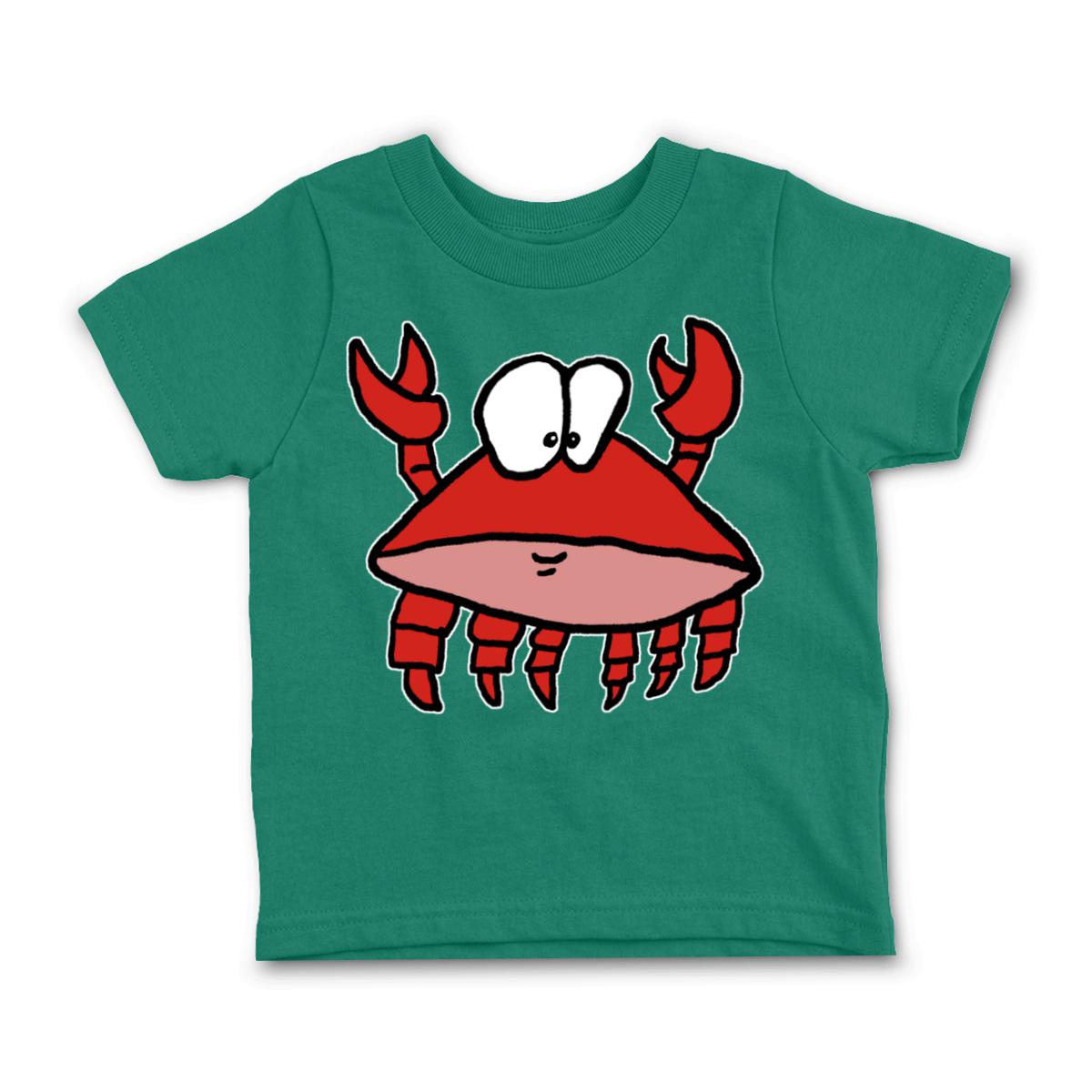 Crab 2.0 Toddler Tee 4T kelly