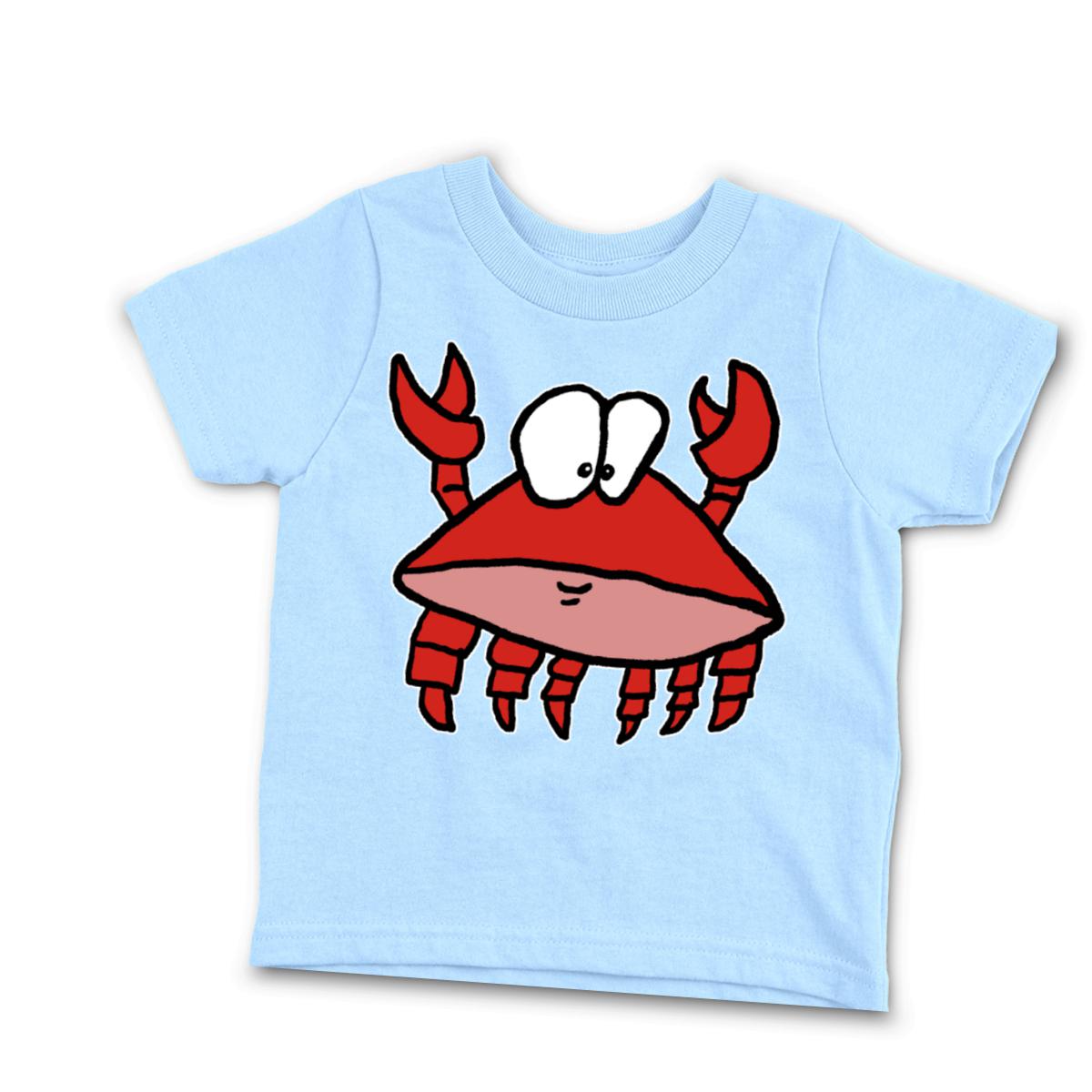 Crab 2.0 Toddler Tee 2T light-blue