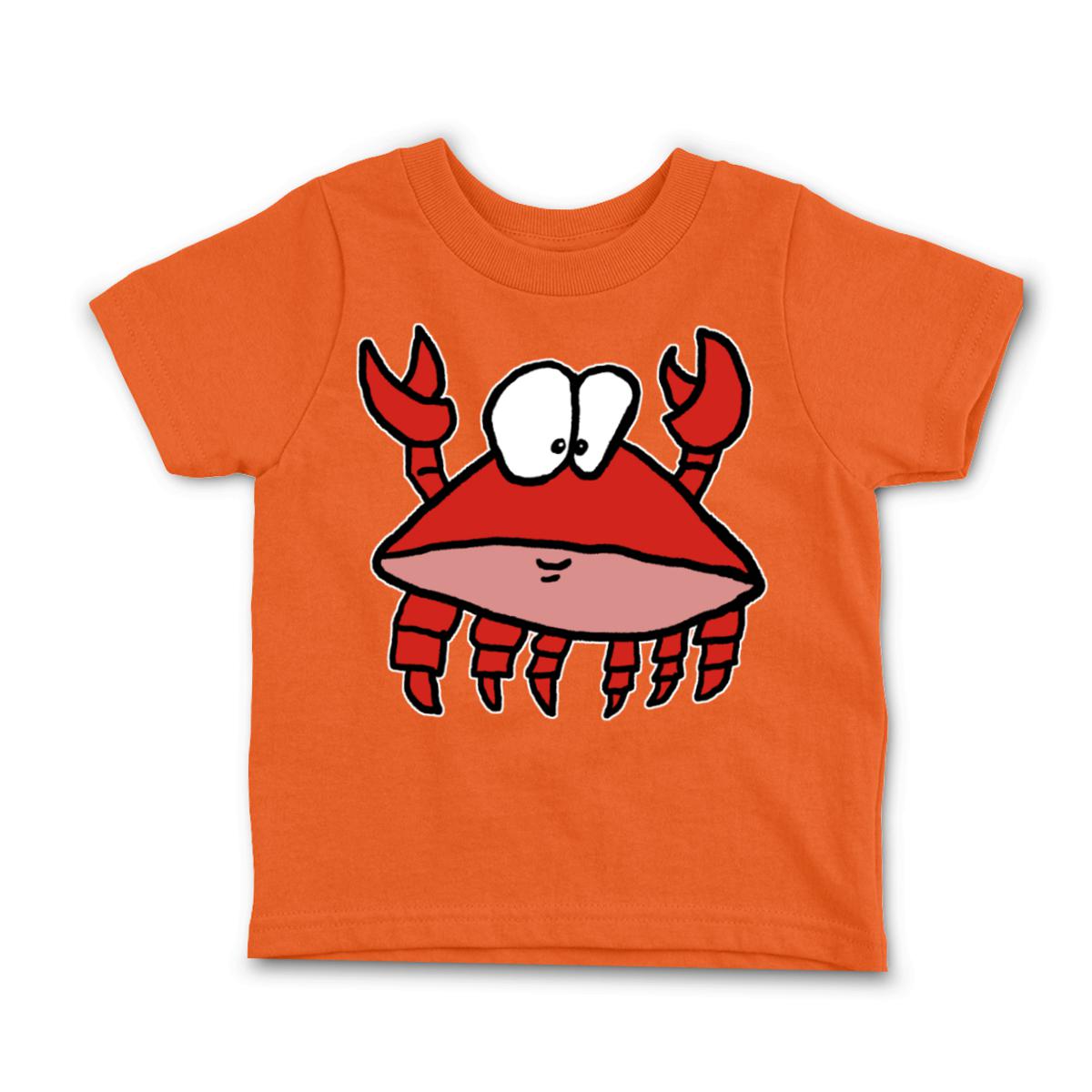 Crab 2.0 Toddler Tee 4T orange
