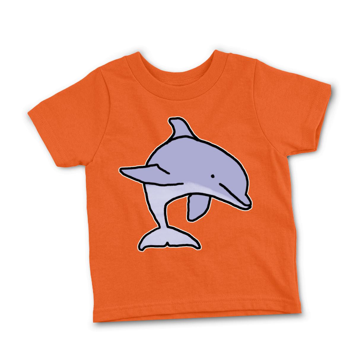 Dolphin Infant Tee 18M orange