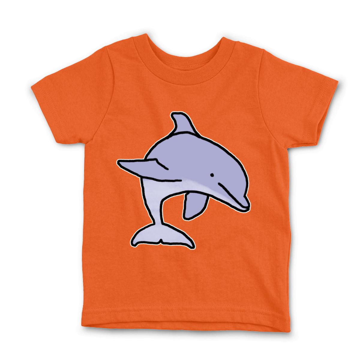 Dolphin Kid's Tee Small orange