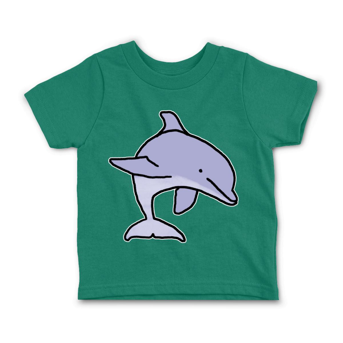 Dolphin Toddler Tee 4T kelly