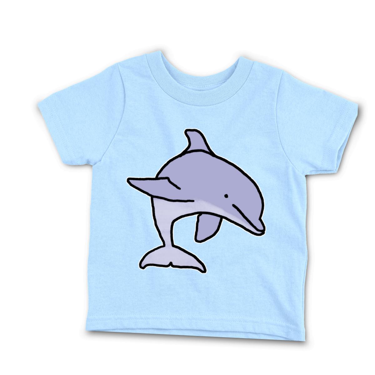 Dolphin Toddler Tee 4T light-blue
