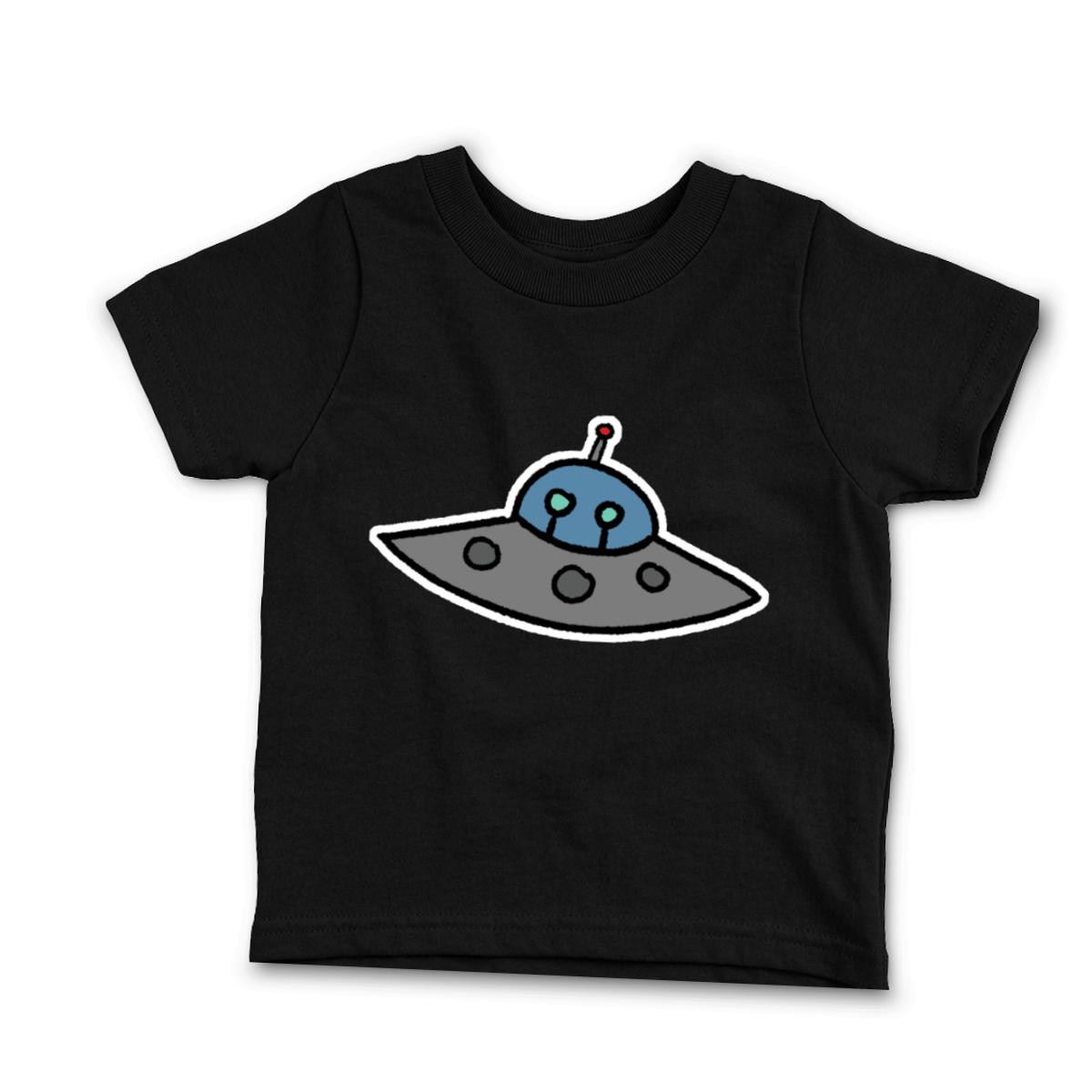 Flying Saucer Infant Tee 24M black