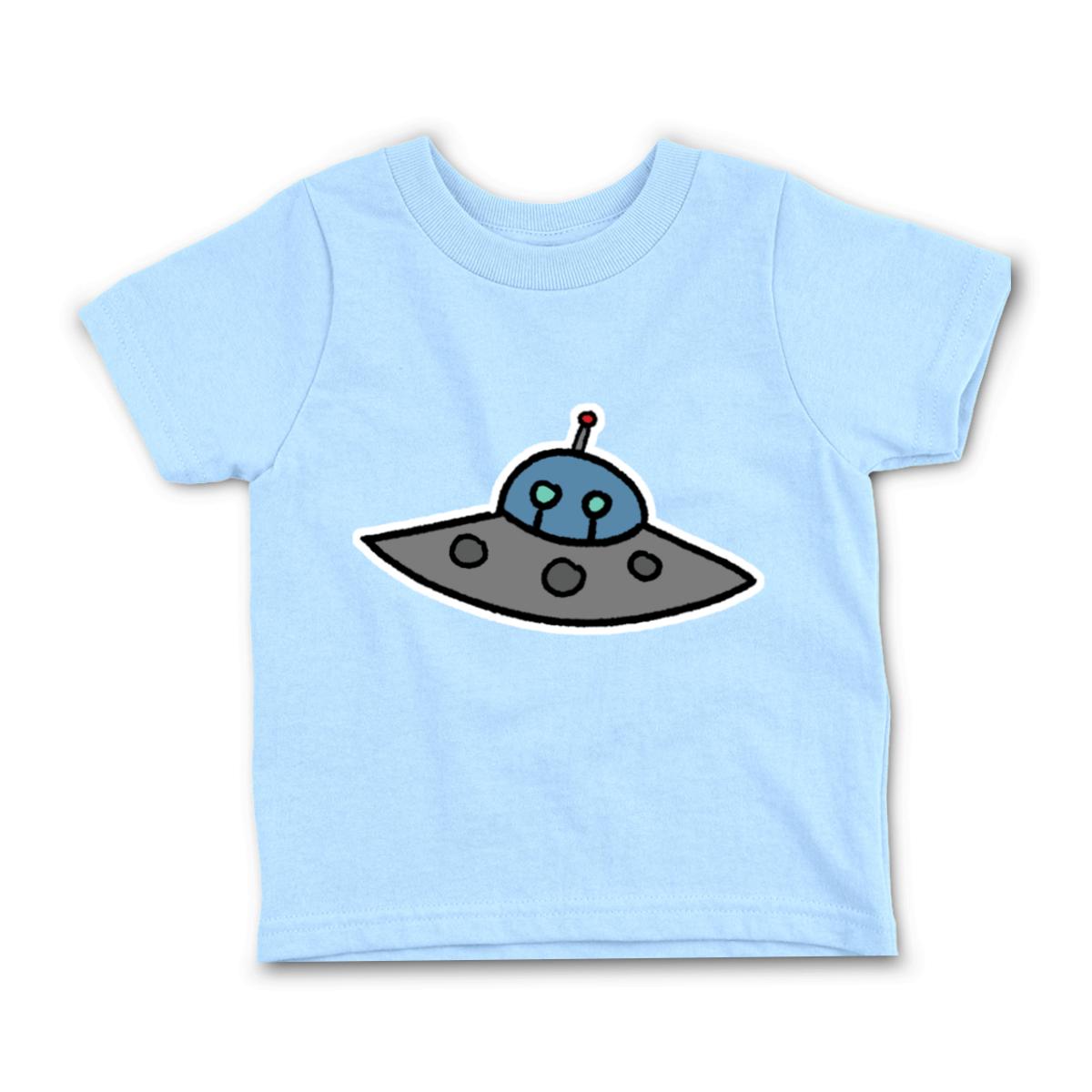 Flying Saucer Toddler Tee 4T light-blue