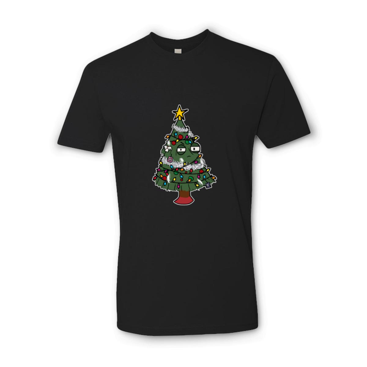 Gaudy Christmas Tree Unisex Tee Medium black
