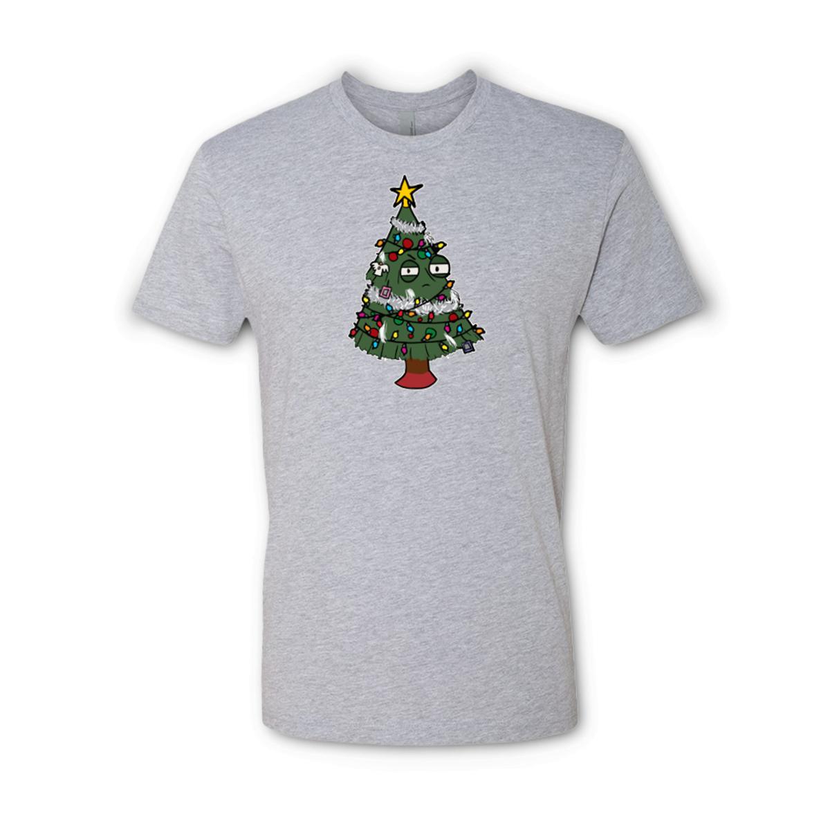 Gaudy Christmas Tree Unisex Tee 3XL heather-grey