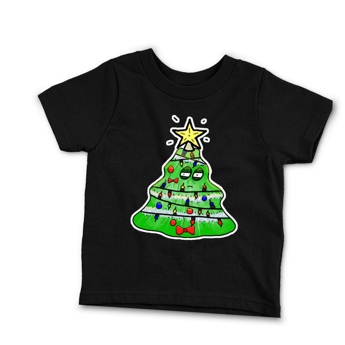 Gaudy Christmas Tree 2021 Infant Tee 12M black