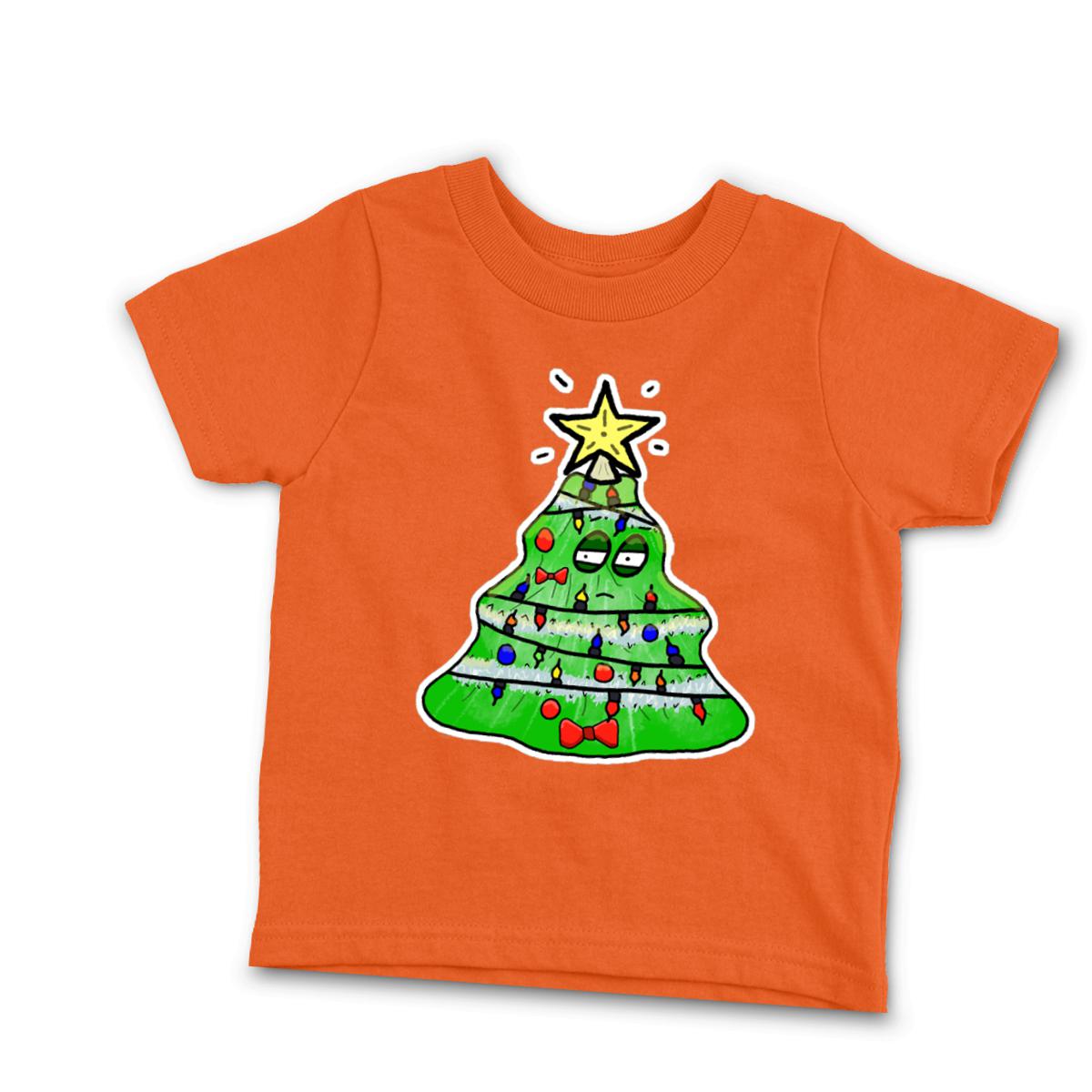 Gaudy Christmas Tree 2021 Infant Tee 18M orange