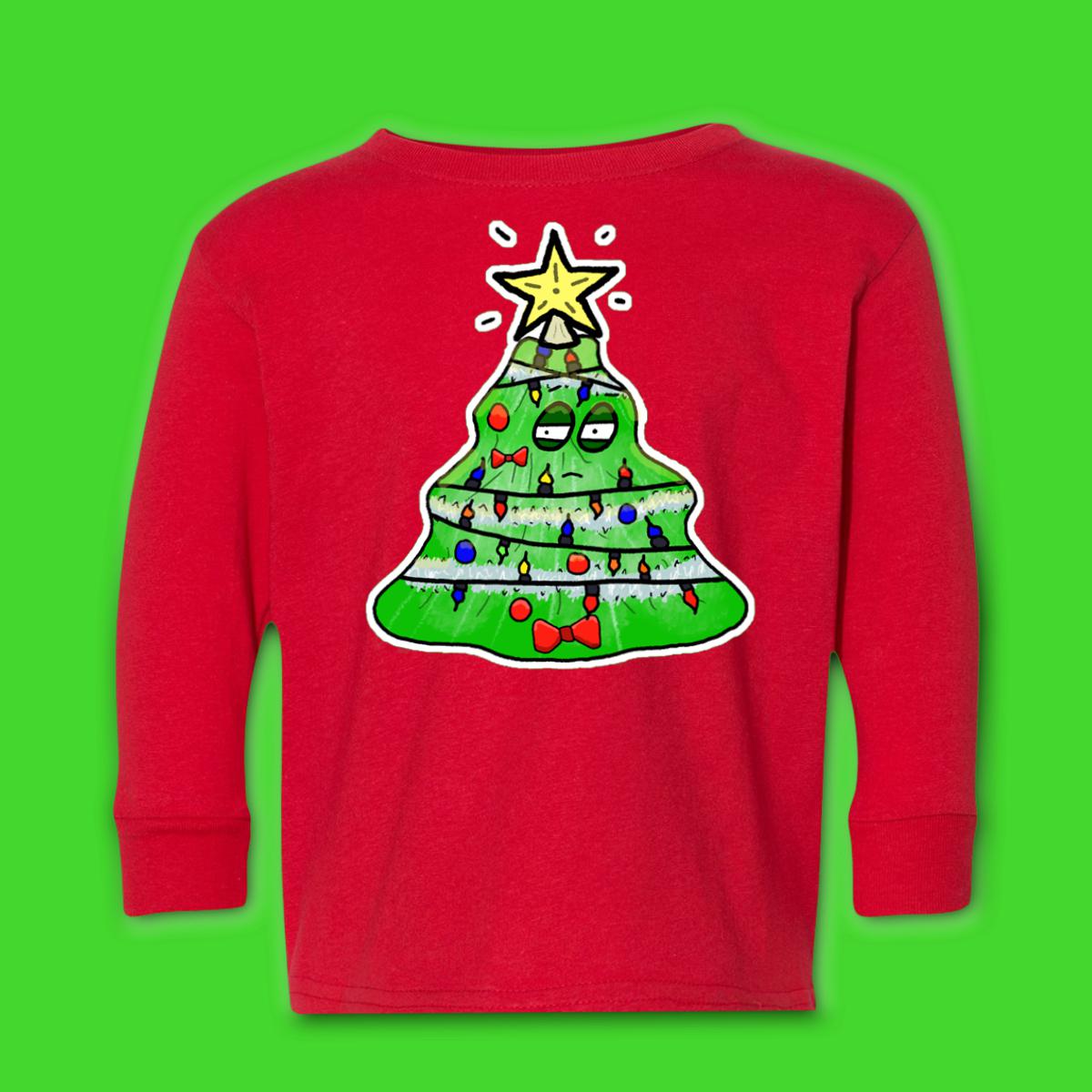 Gaudy Christmas Tree 2021 Kid's Long Sleeve Tee