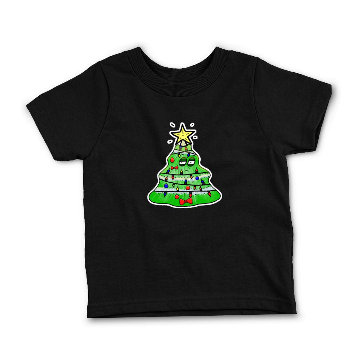 Gaudy Christmas Tree 2021 Toddler Tee 4T black