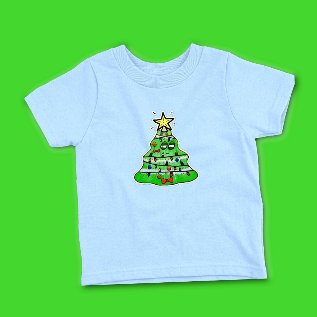 Gaudy Christmas Tree 2021 Toddler Tee