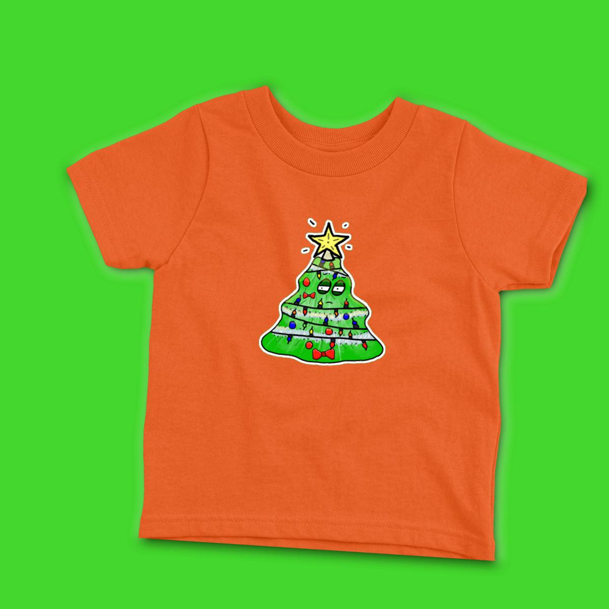 Gaudy Christmas Tree 2021 Toddler Tee