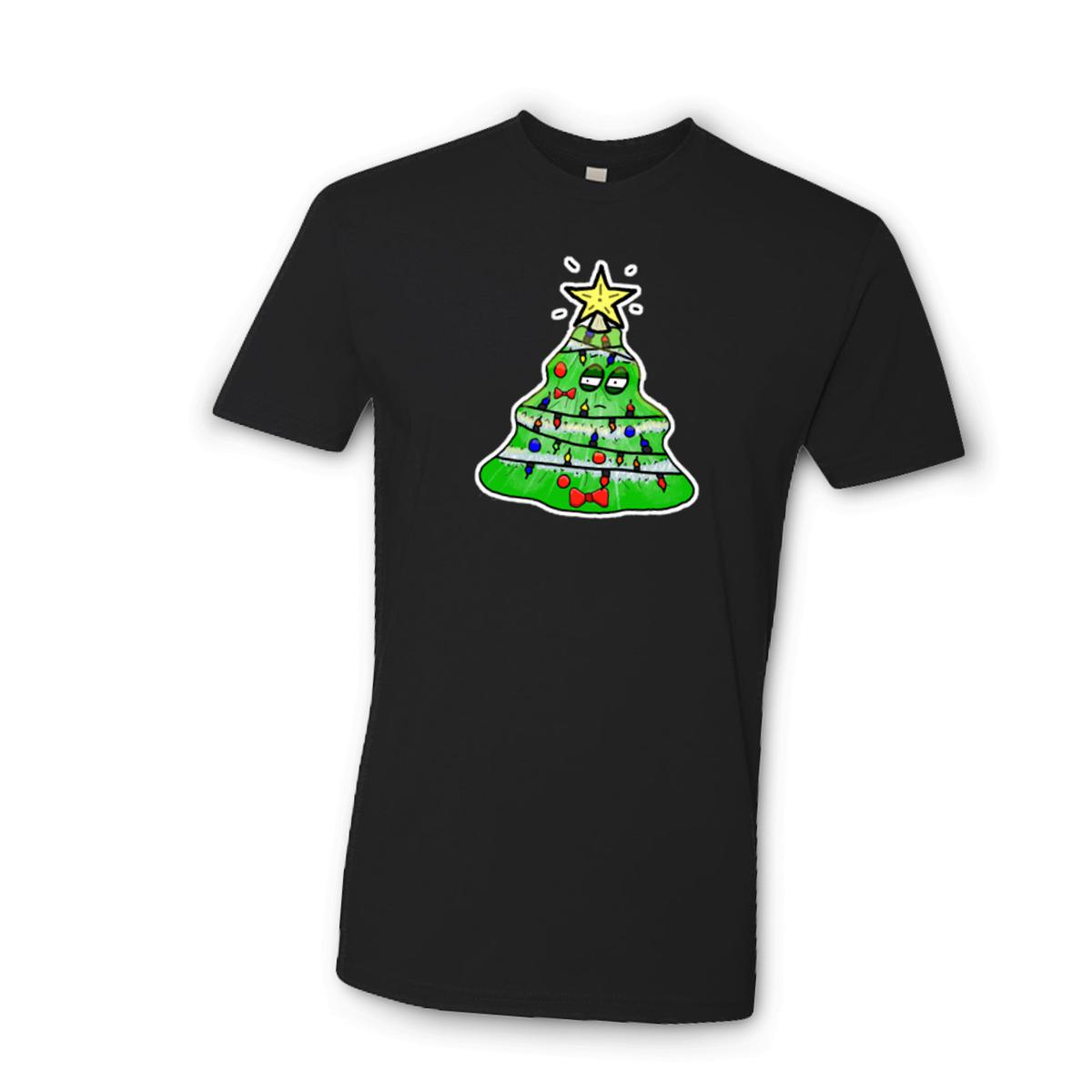 Gaudy Christmas Tree 2021 Unisex Tee Medium black