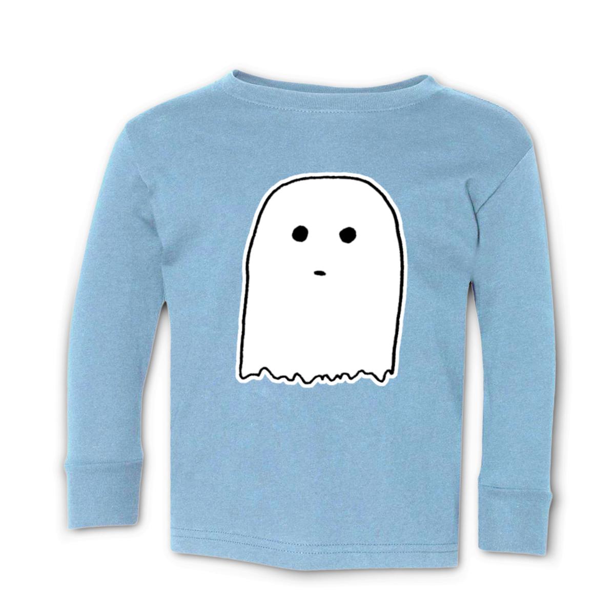 Ghostie Toddler Long Sleeve Tee 2T light-blue