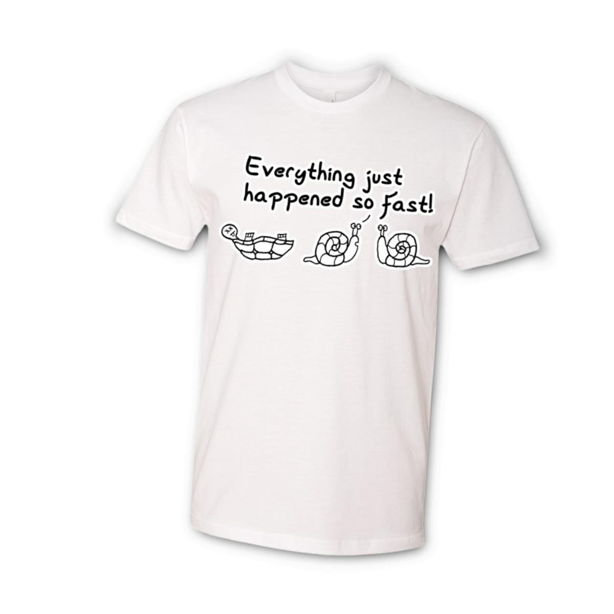 Happened So Fast Unisex Tee Small white