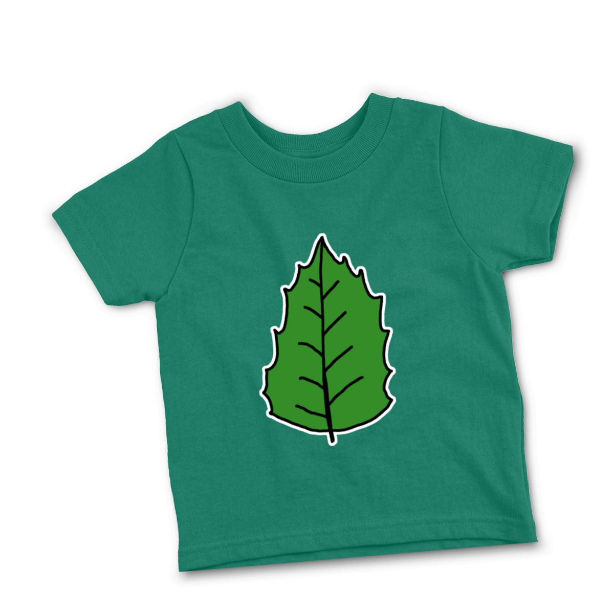 Holly Leaf Toddler Tee 56T kelly