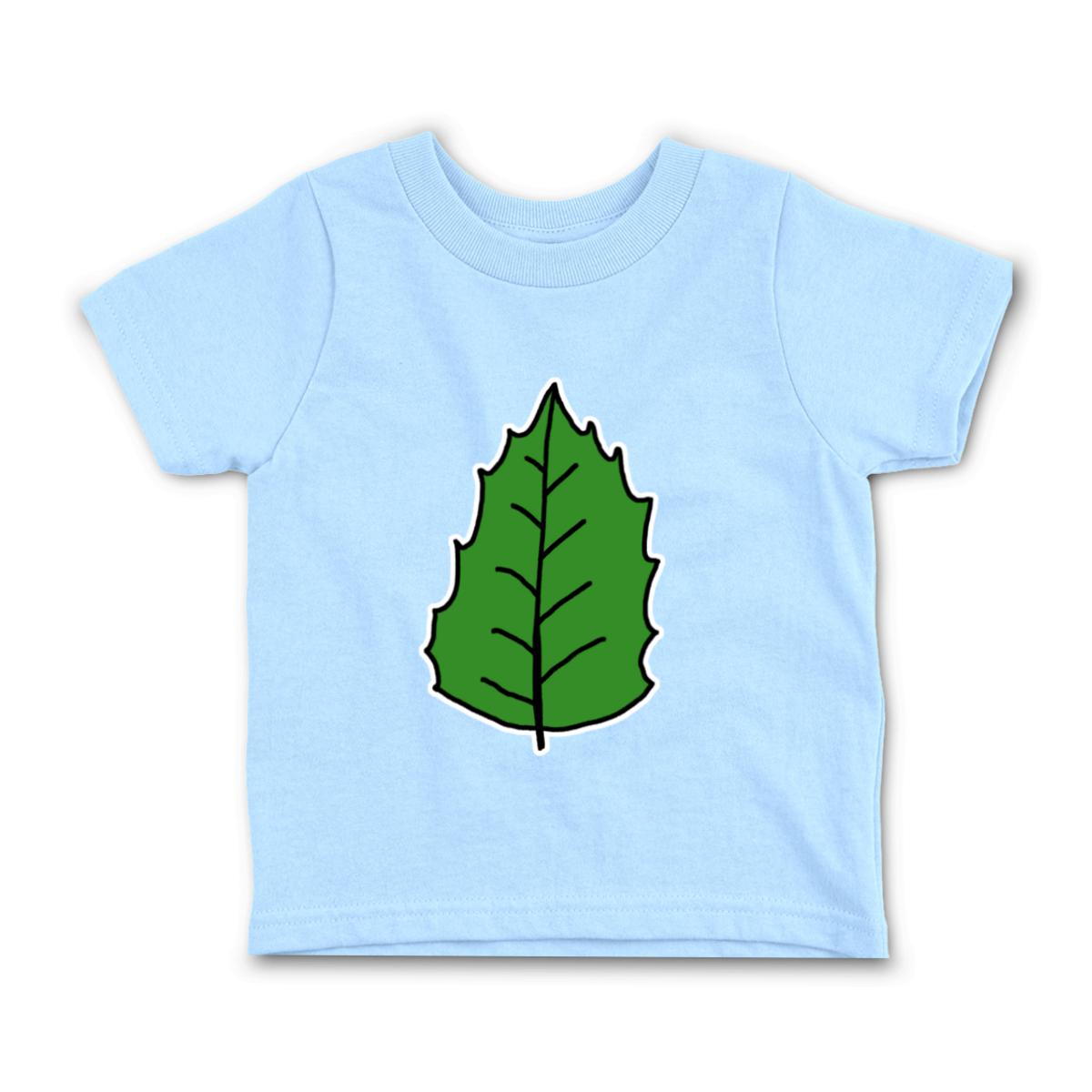 Holly Leaf Toddler Tee 4T light-blue