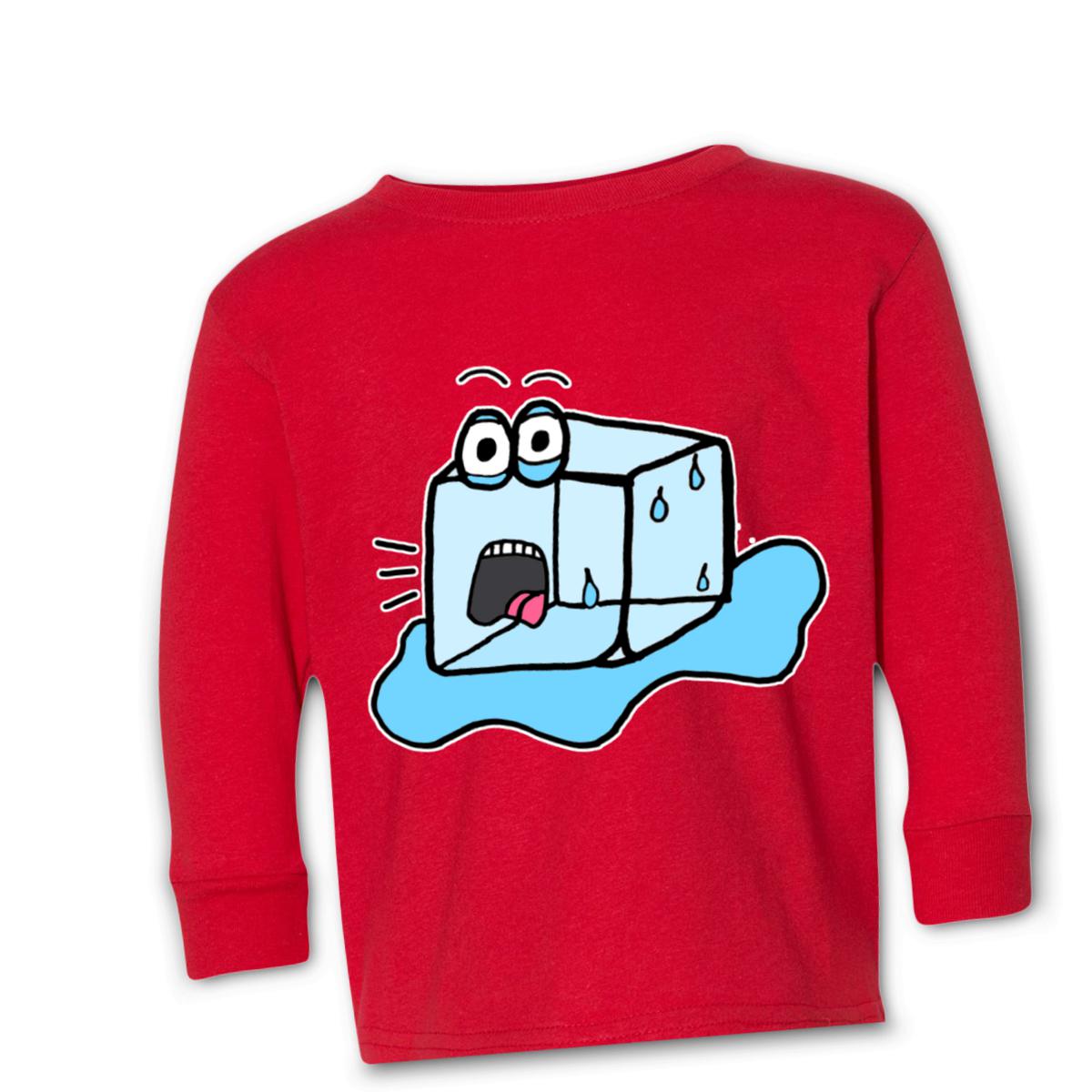 Ice Scream Toddler Long Sleeve Tee 56T red