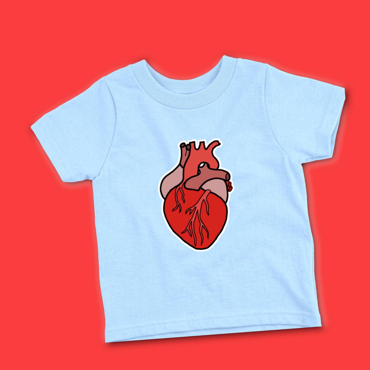 Illustrative Heart Infant Tee