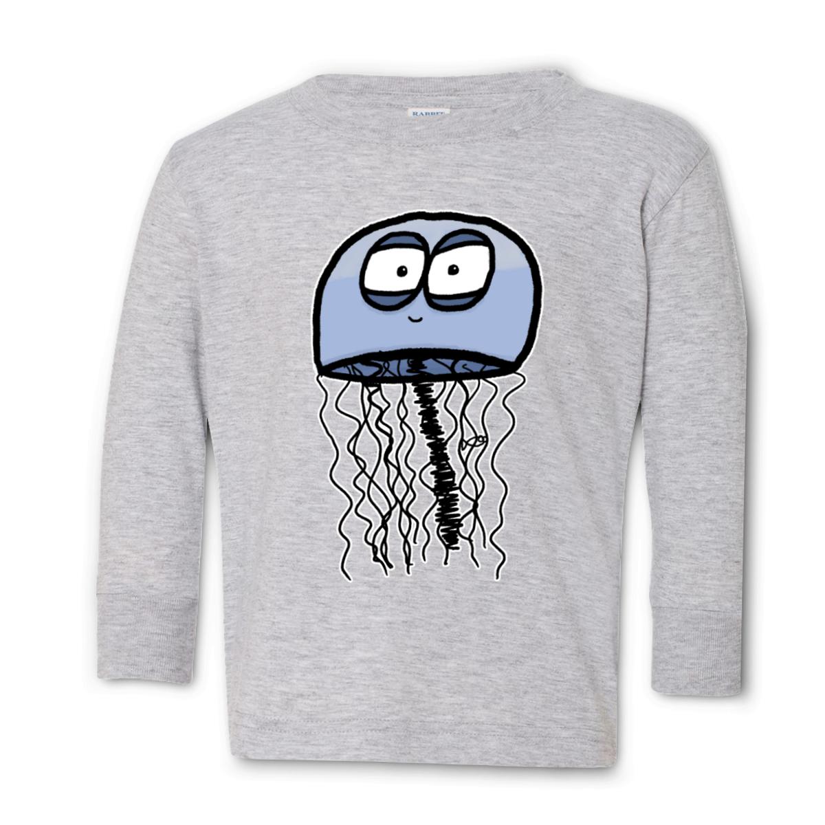 Jelly Fish Toddler Long Sleeve Tee 2T heather