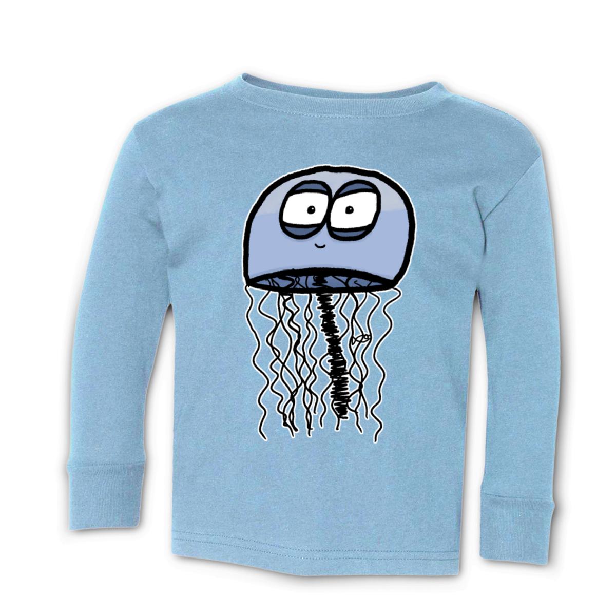 Jelly Fish Toddler Long Sleeve Tee 4T light-blue