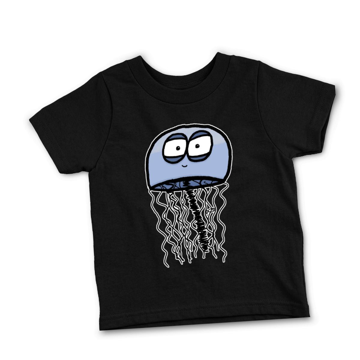 Jelly Fish Toddler Tee 2T black