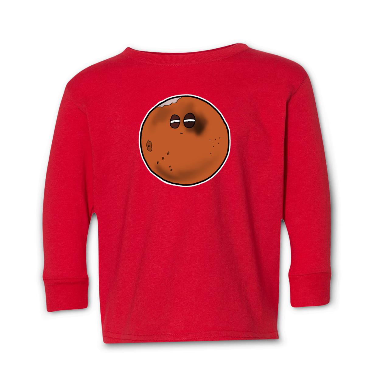 Mars Toddler Long Sleeve Tee 2T red