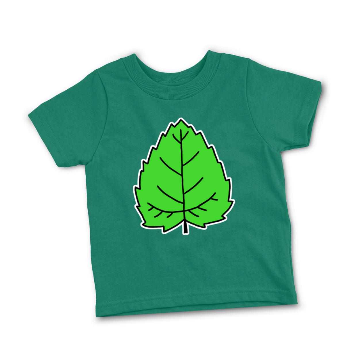 Mulberry Leaf Toddler Tee 2T kelly