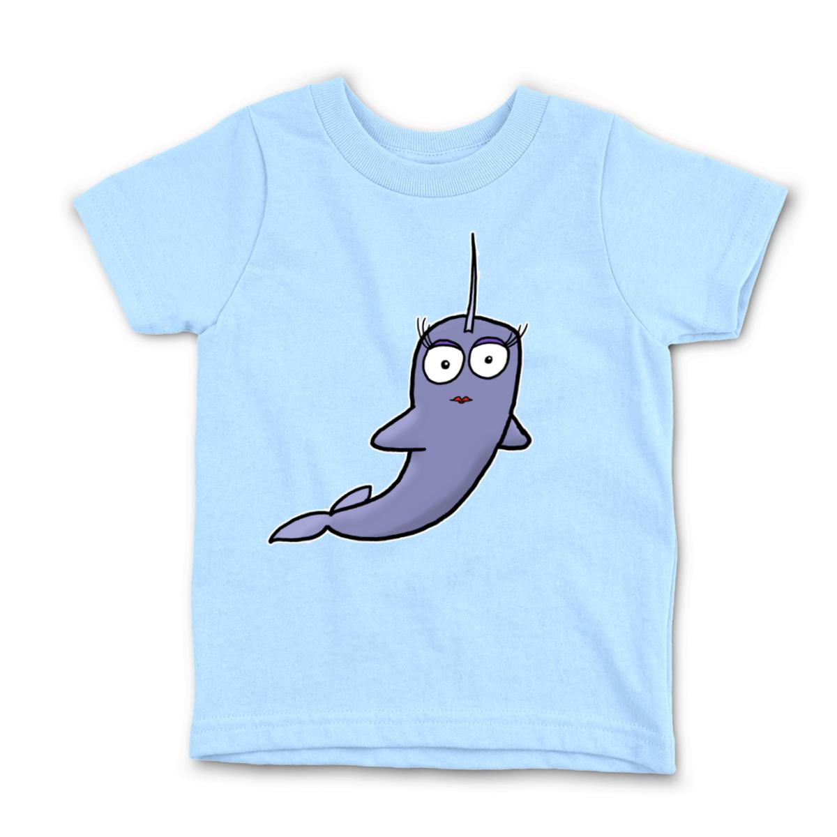 Narwhal Kid's Tee Small light-blue