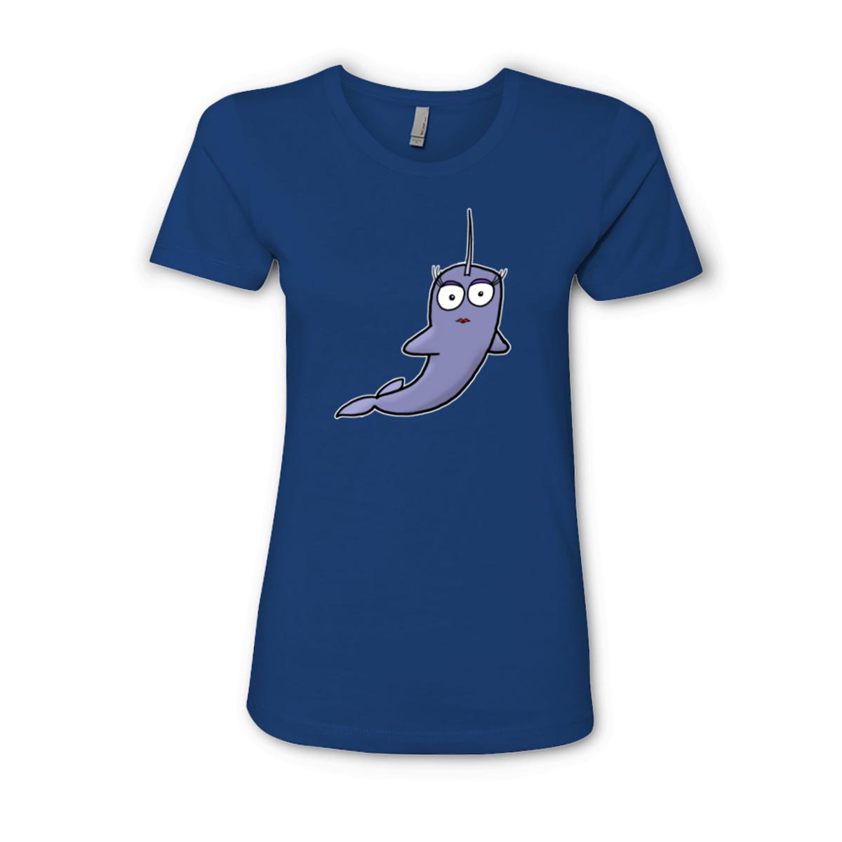 Narwhal Ladies' Boyfriend Tee Double Extra Large royal-blue