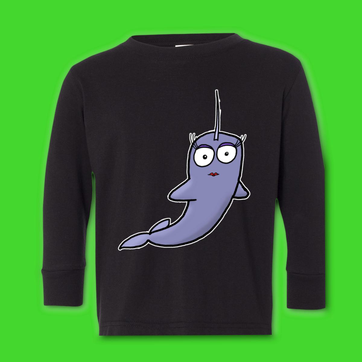 Narwhal Toddler Long Sleeve Tee