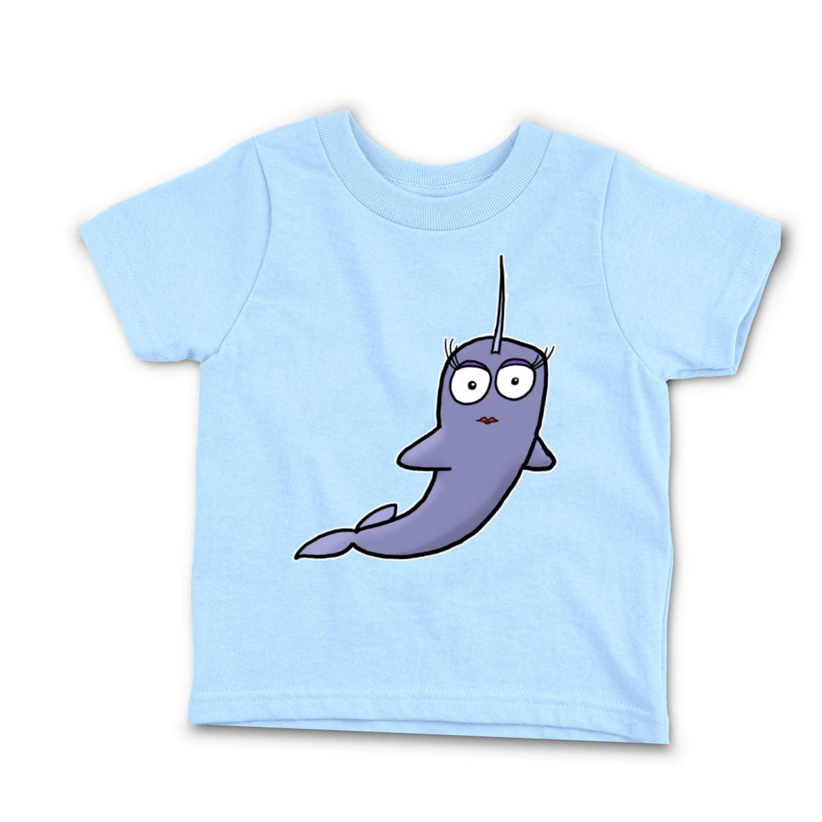 Narwhal Toddler Tee 4T light-blue