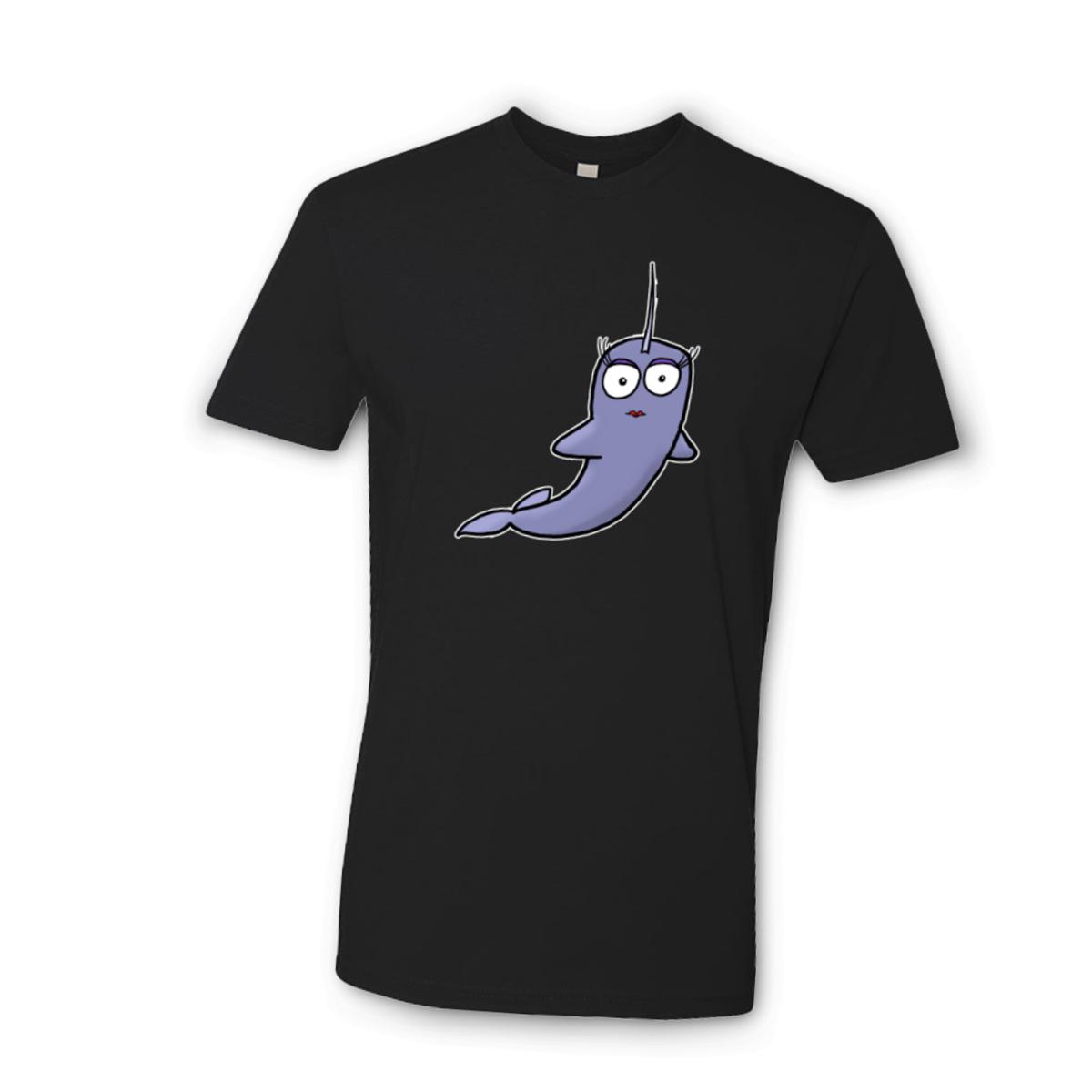 Narwhal Unisex Tee Double Extra Large black