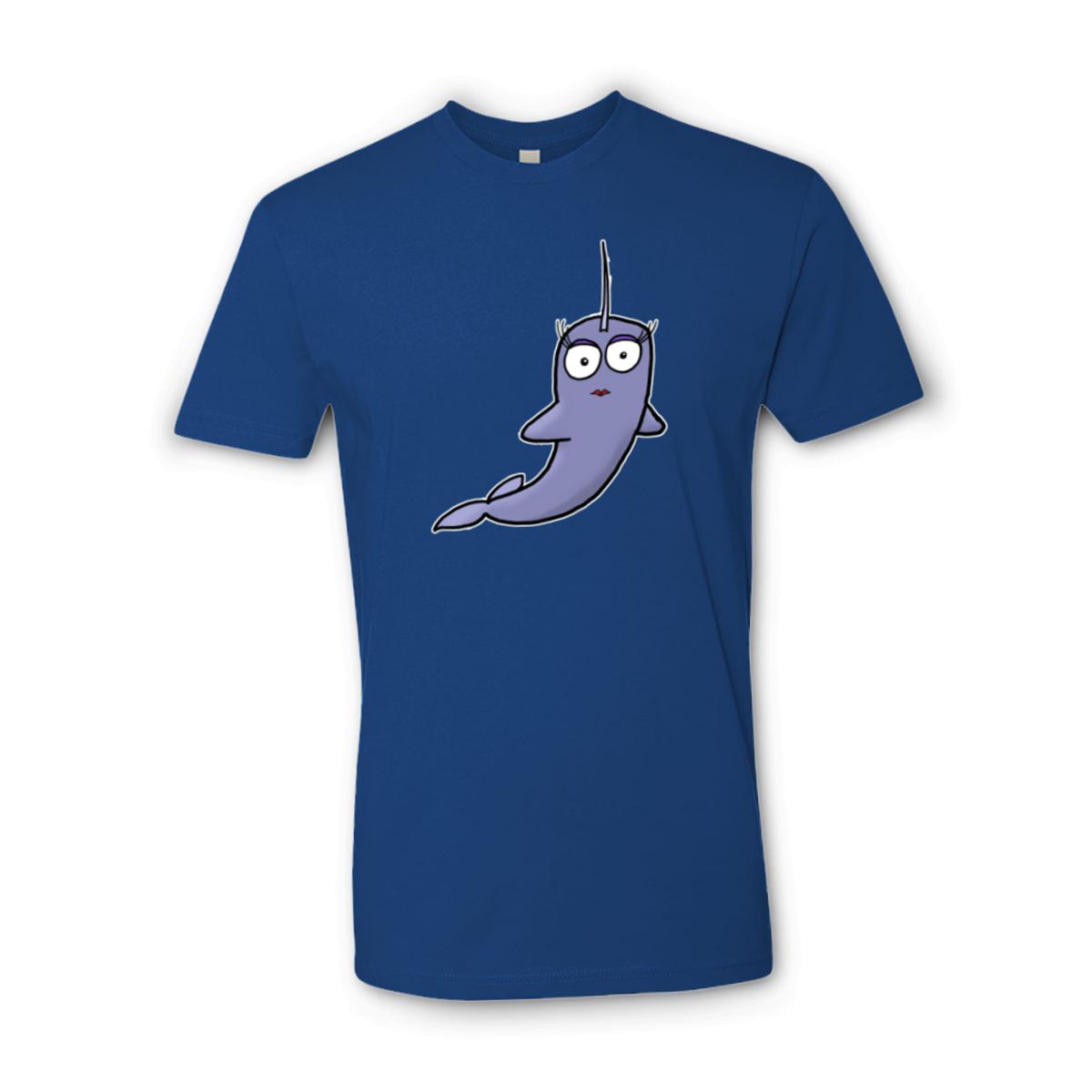 Narwhal Unisex Tee Extra Large royal-blue