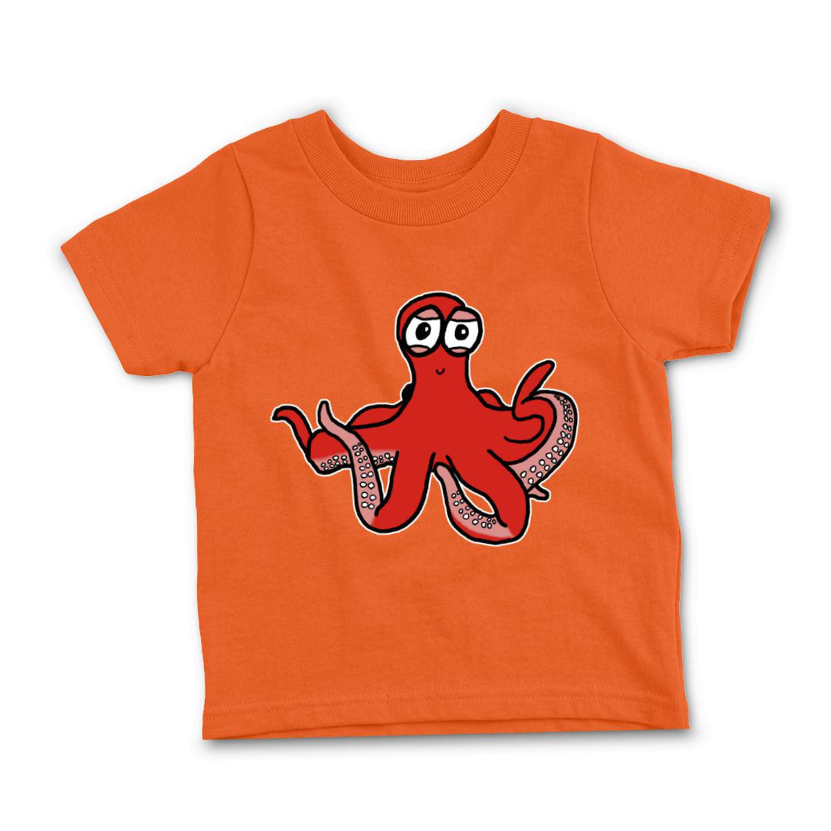 Octopus Infant Tee 12M orange