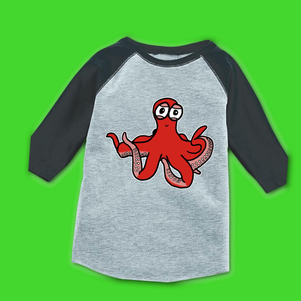 Octopus Kid's Raglan Tee