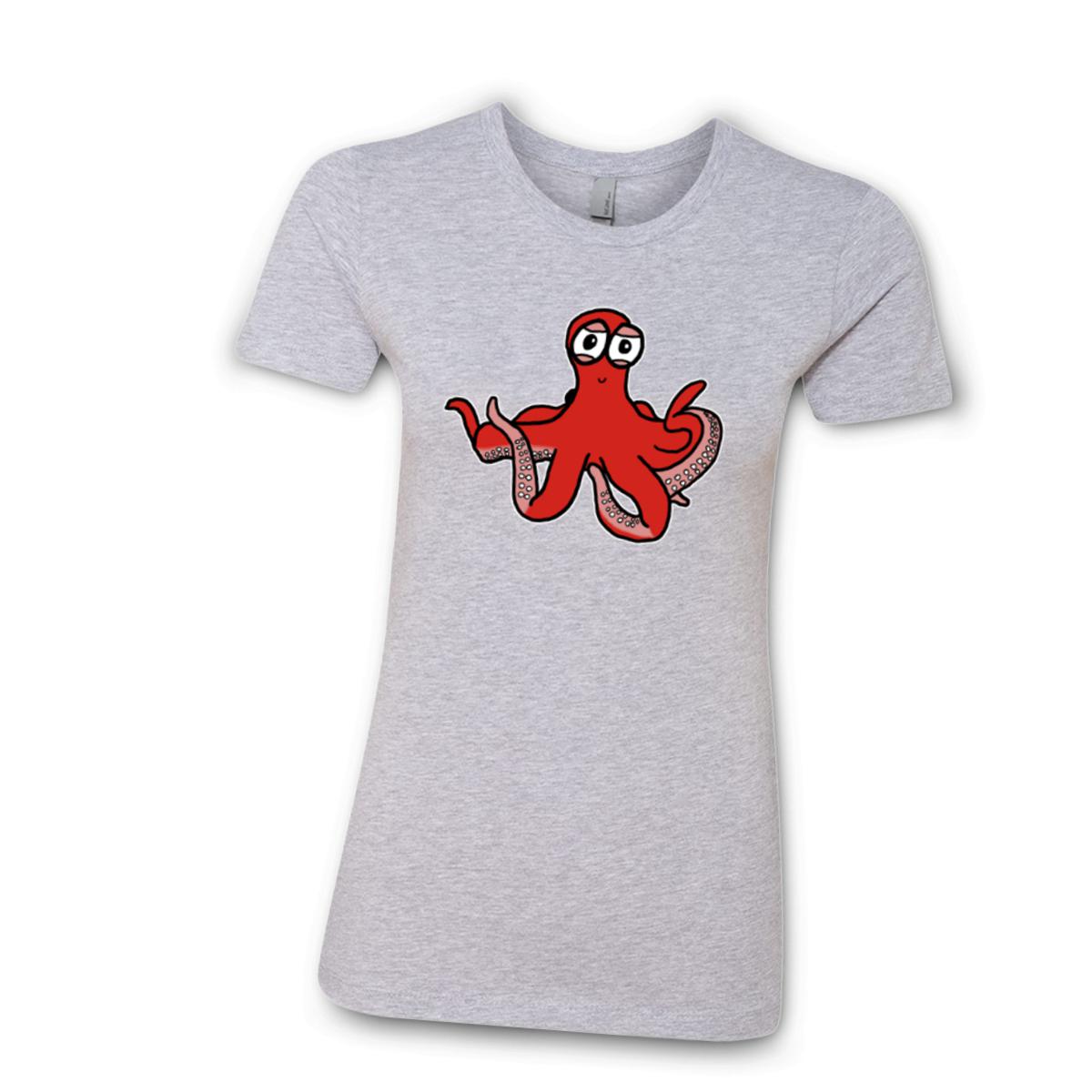 Octopus Ladies' Boyfriend Tee Small heather-grey