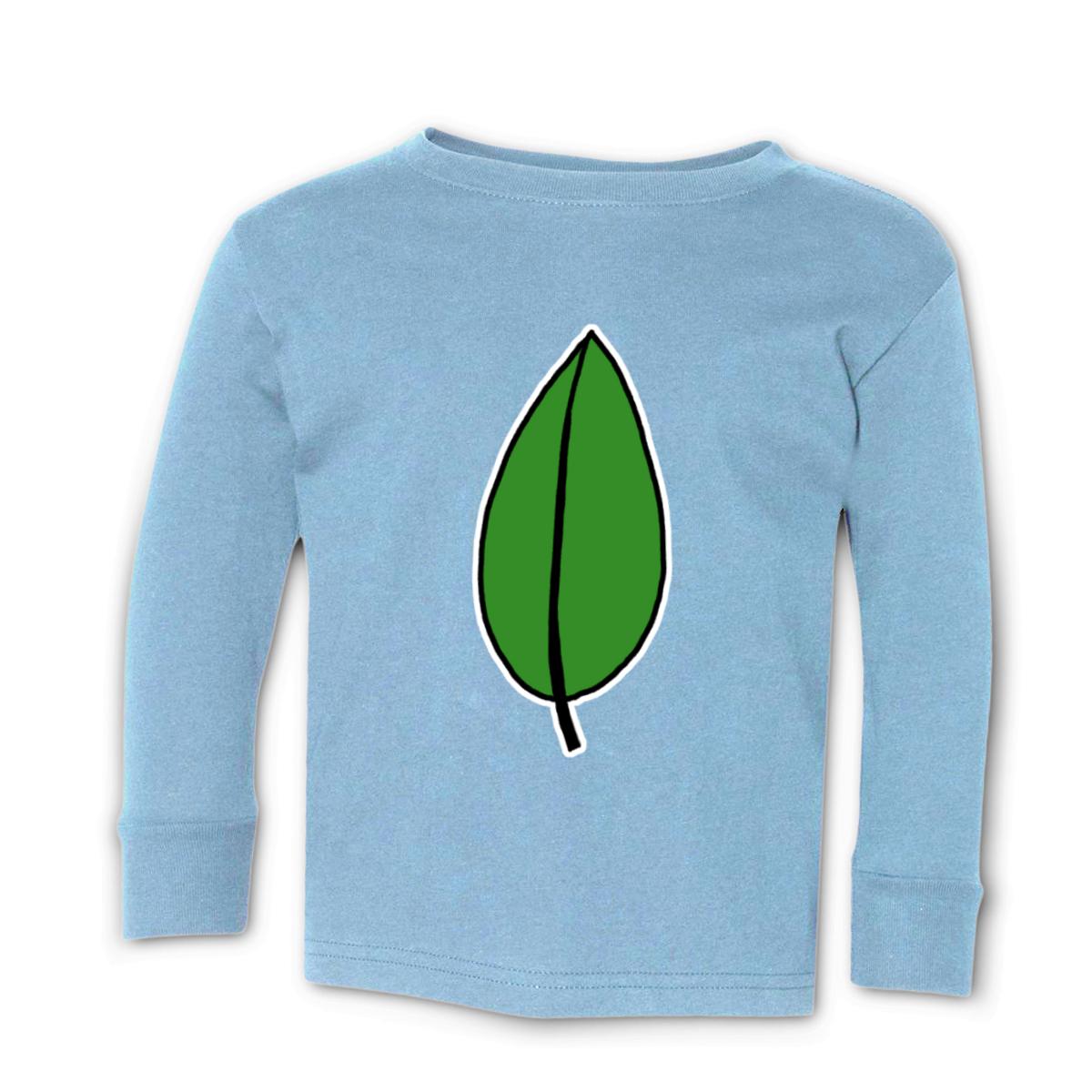 Olive Leaf Toddler Long Sleeve Tee 56T light-blue