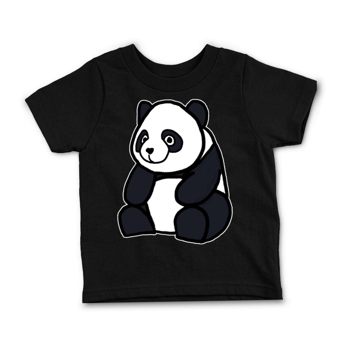 Panda Infant Tee 18M black