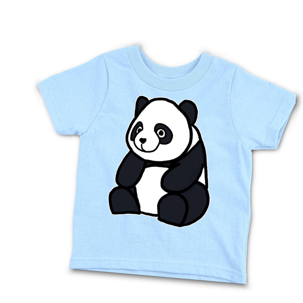 Panda Infant Tee 12M light-blue