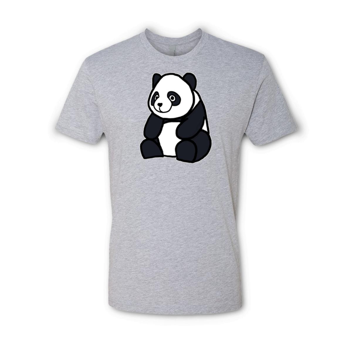 Panda Unisex Tee Medium heather-grey