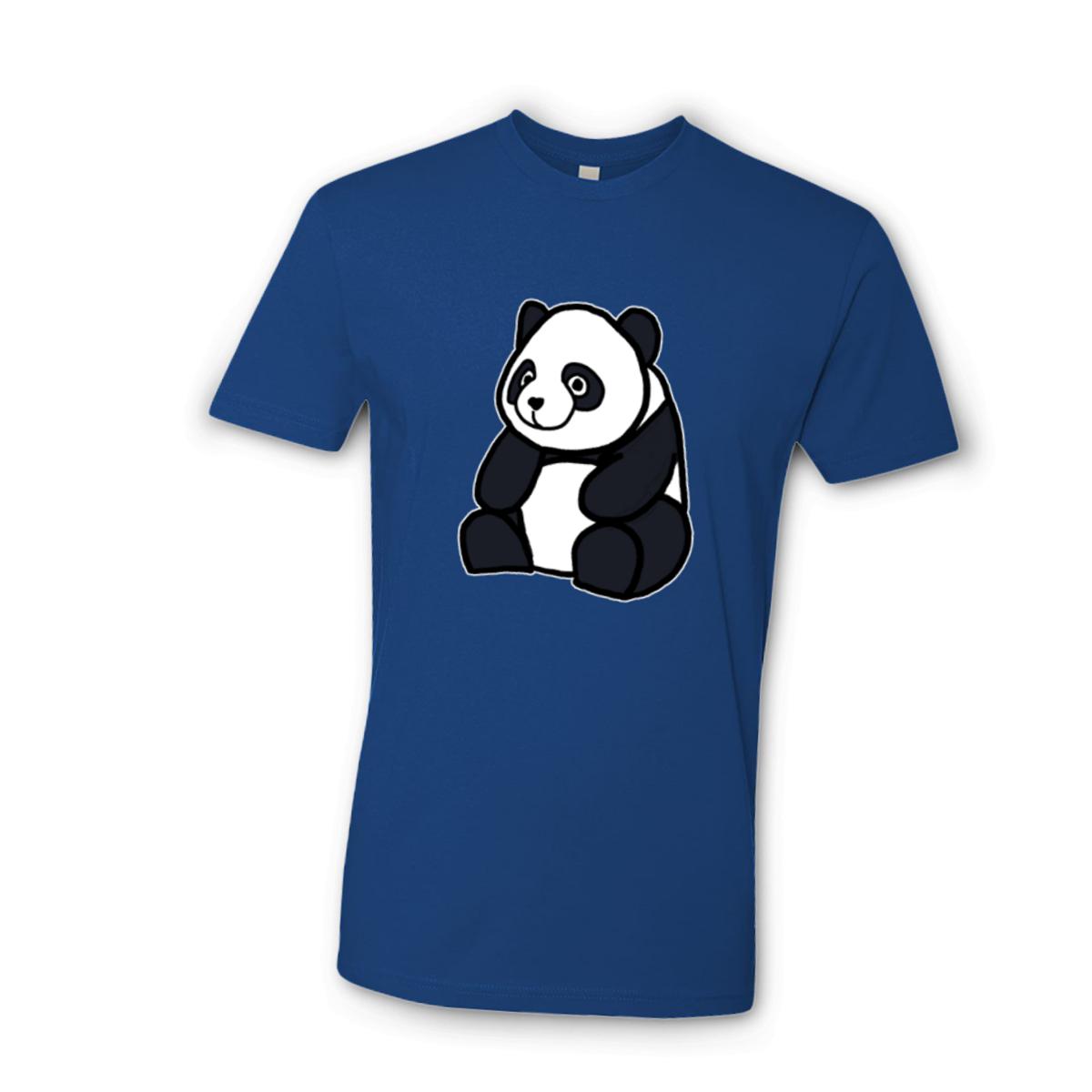 Panda Unisex Tee Large royal-blue