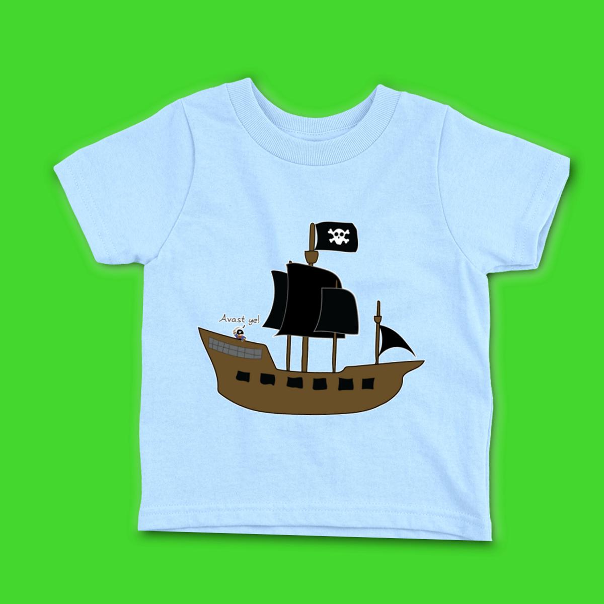 Pirate Ship Toddler Tee